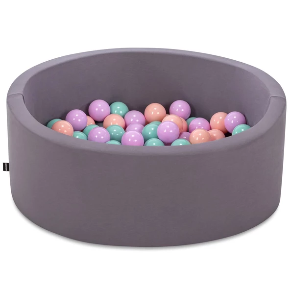 Wellgro Bubble Pops Gri Top Havuzu-Mint/Pembe/Lila - Resim 2