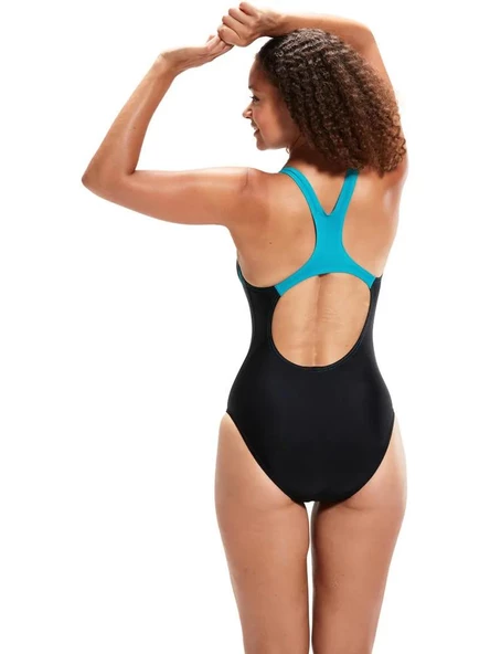 SPEEDO MEDLEY LOGO MDLT AF 8-1347406877 KADIN MAYO BLACK/BLUE - 4