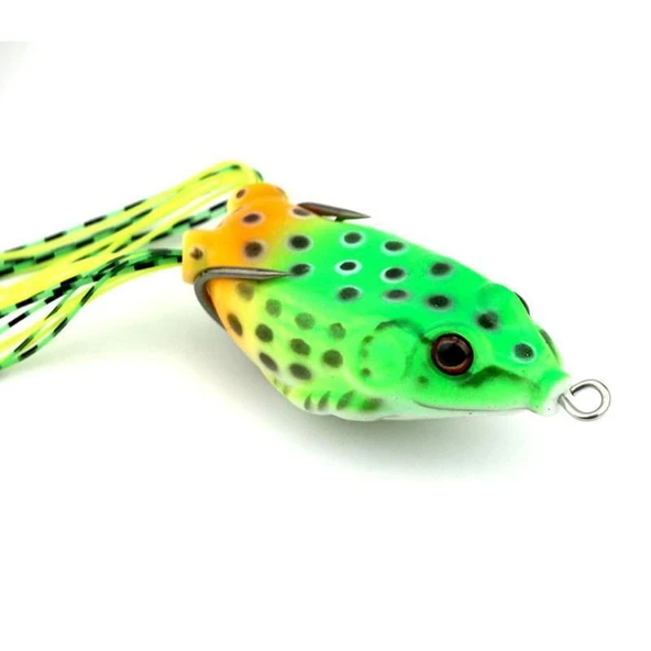 Kato Super Frog Kurbağa Silikon 6,5cm 16 Gr. Su Üstü Mustad Kanca Arkası Kırmızı ürün görseli 1