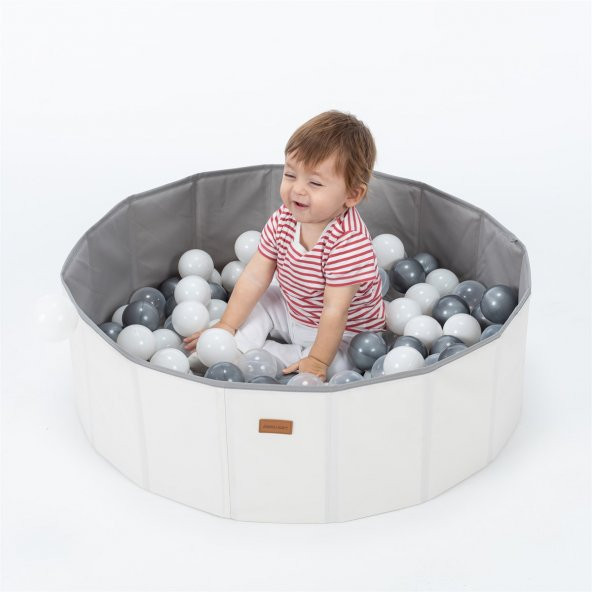 Wellgro Katlanır Aktivite ve Top Havuzu, 150 Toplu - Ekru - 2