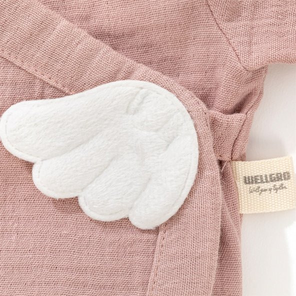 Wellgro Angel Wings Hastane Çıkışı Müslin 5li Yeni Doğan Seti-Pembe - 3