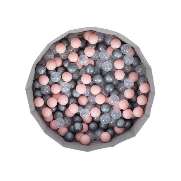 Wellgro 90 Toplu Katlanır Top Havuzu - Pembe - 5