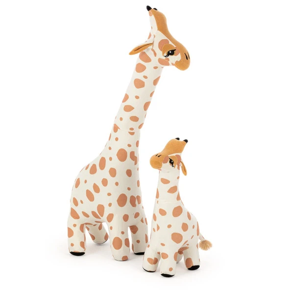 Wellgro Oyuncak Peluş Zürafa Anne ve Yavru Zürafa Seti, Uyku ve Oyun Arkadaşı