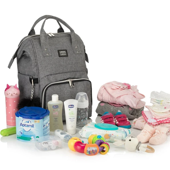 Wellgro Bebek Bakım Çantası Siyah - 12
