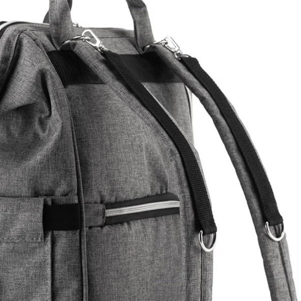 Wellgro Bebek Bakım Çantası Gri - 5