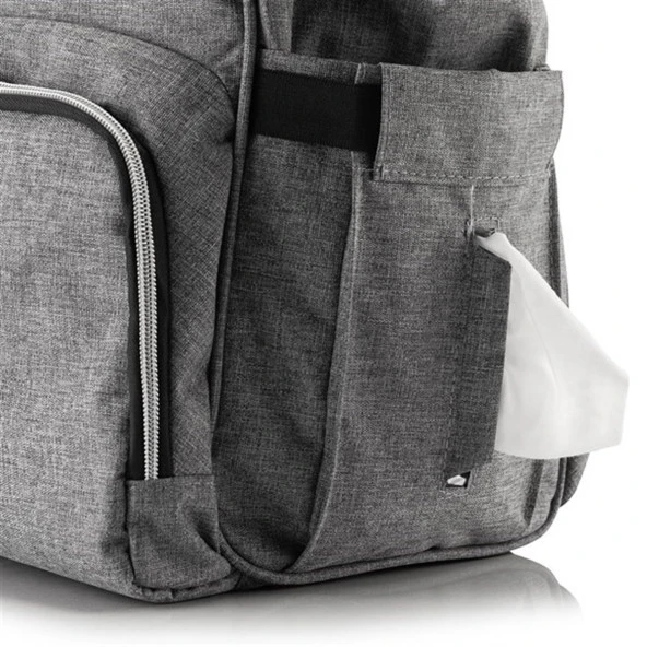 Wellgro Bebek Bakım Çantası Gri - 7