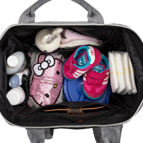 Wellgro Bebek Bakım Çantası Gri - 10