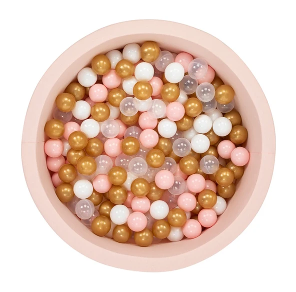 Wellgro Bubble Pops Pembe Top Havuzu  - Pembe/Beyaz/Seffaf/Gold Top