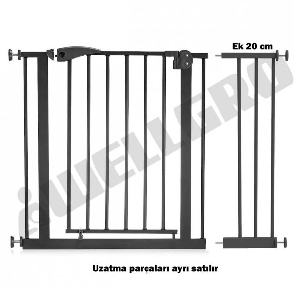 Wellgro Bebek Güvenlik Kapısı - Siyah - 2