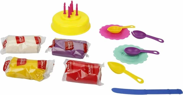 17 Parça 200 gr Crafy Nefis Pasta Oyun Hamur Seti 7790 - 2