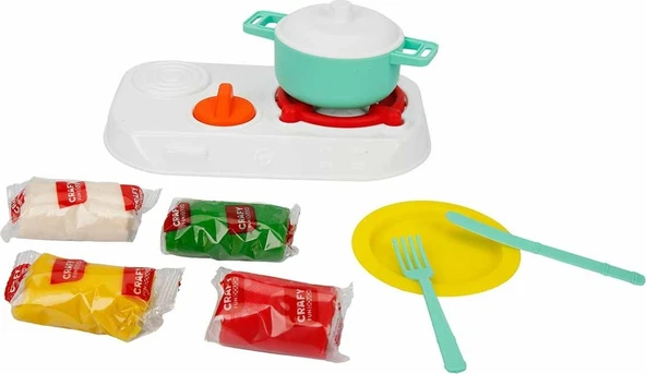 200 gr 10 Parça Crafy Sevimli Mutfak Hamur Seti 7769 - 2