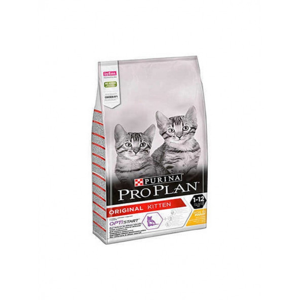 Proplan Kitten Tavuklu Yavru Kedi Maması 1 Kg. Açık Paket