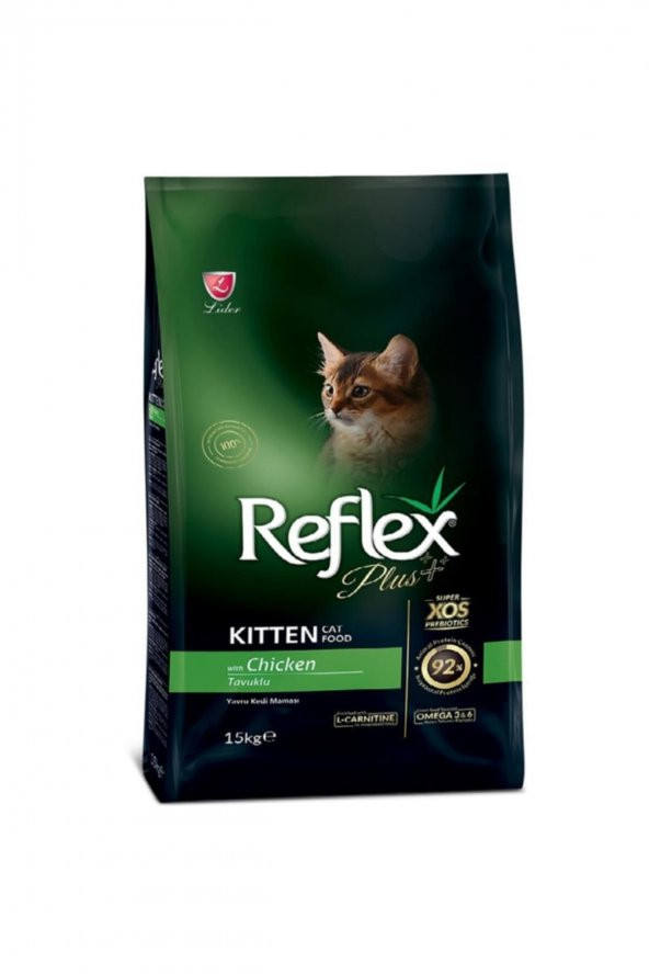 Reflex Plus Kitten Tavuklu Yavru Kedi Maması 2 X 1 Kg. Açık Paket