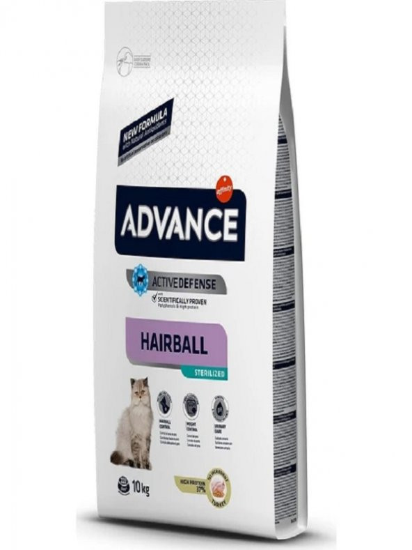 Advance Hairball Hindili Kısır Kedi Maması 1 Kg. Açık Paket