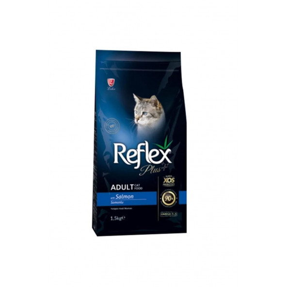 Reflex Plus Somon Balıklı Yetişkin Kedi Maması 2 X 1 Kg. Açık Paket