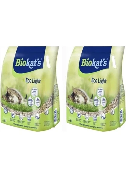 Biokat's Eco Light Pelet Kedi Kumu 2X5 Lt - 1