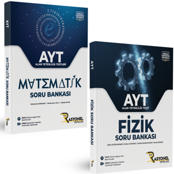 AYT Matematik Soru Bankası ve AYT Fizik Soru Bankası Seti (2 Kitap)