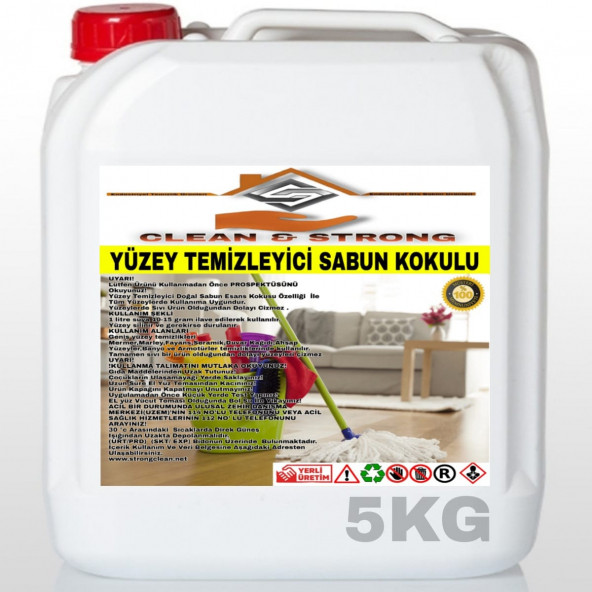 YÜZEY TEMİZLEYİCİ SABUN KOKUSU 5KG