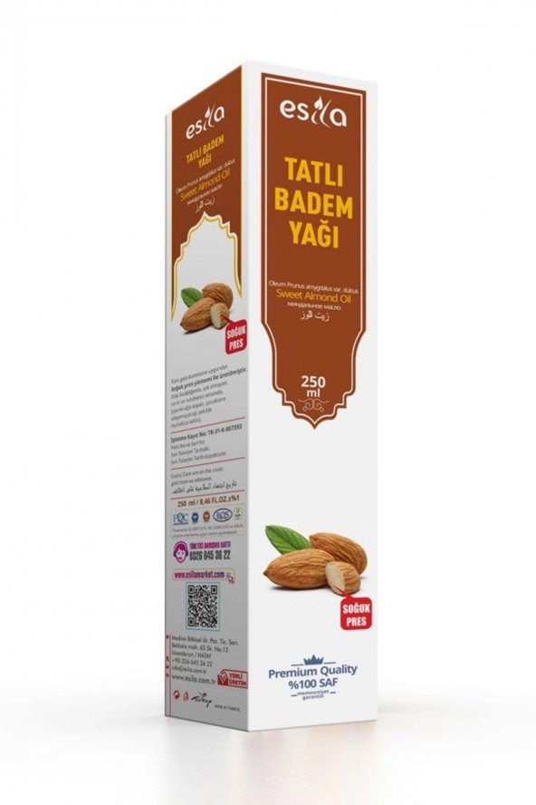 Tatlı Badem Yağı 250 Ml. ürün görseli 1
