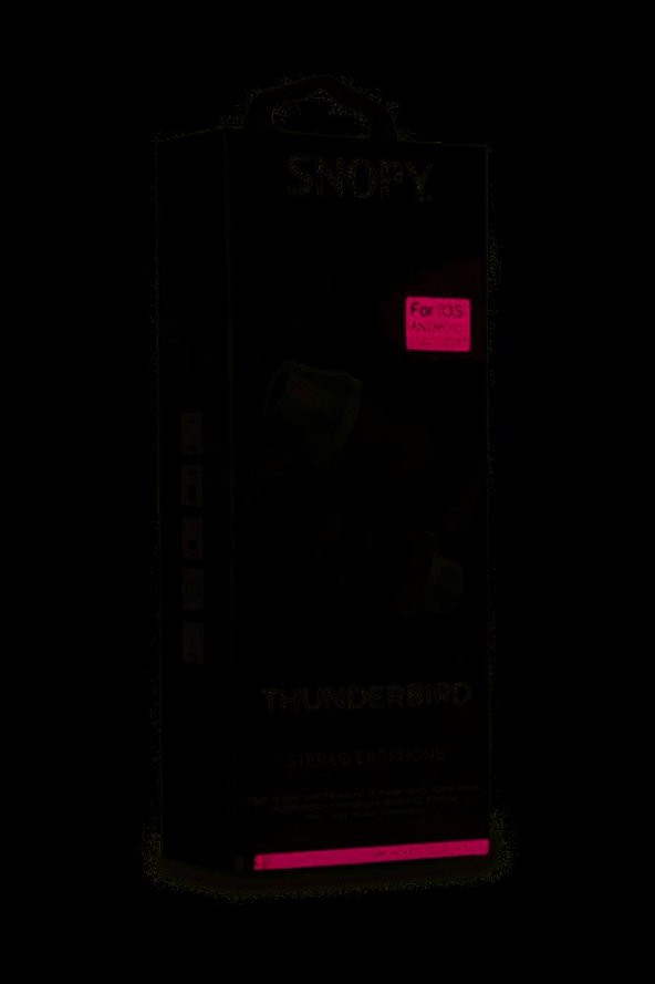 Snopy SN-J02 Thunderbird Mobil Telefon Uyumlu Kulak içi Beyaz-Gümüş Mikrofonlu KulaklıK
