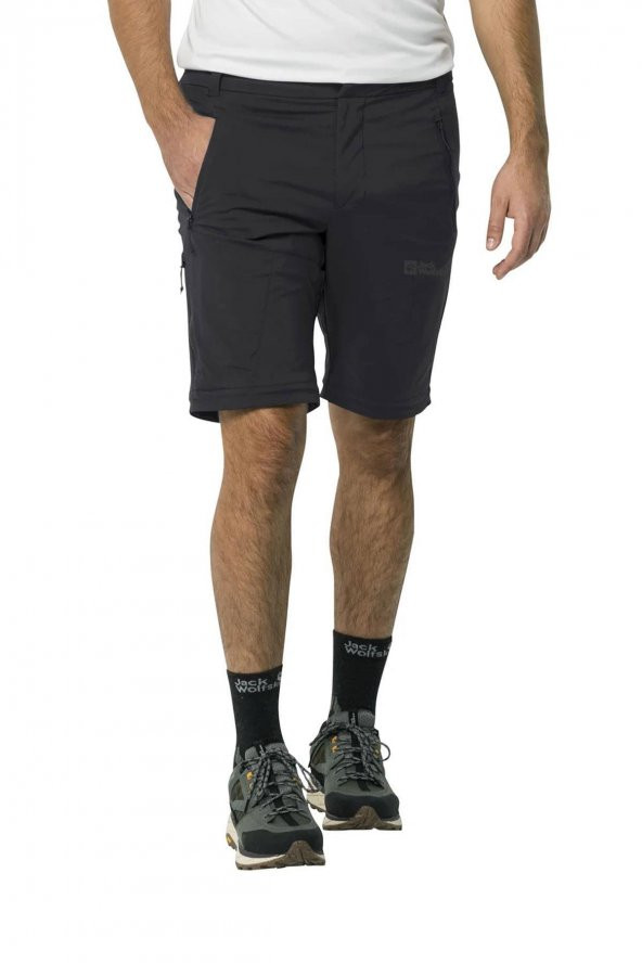Jack Wolfskin  N Glastal Zip Outdoor Gri Pantolon - 2