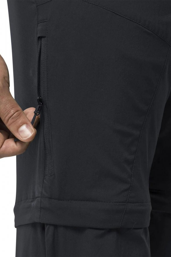Jack Wolfskin  N Glastal Zip Outdoor Gri Pantolon - 3