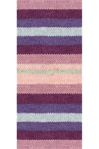 5 Adet Vega Stripe Premium Akrilik El Örgü İpi Yünü No: 82415 - Resim 2