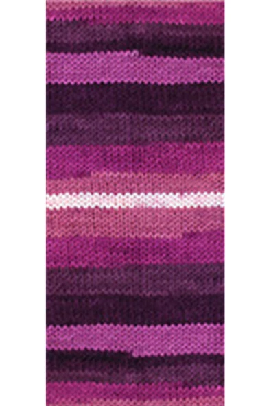 5 Adet Vega Stripe Premium Akrilik El Örgü İpi Yünü No: 82413 - 2