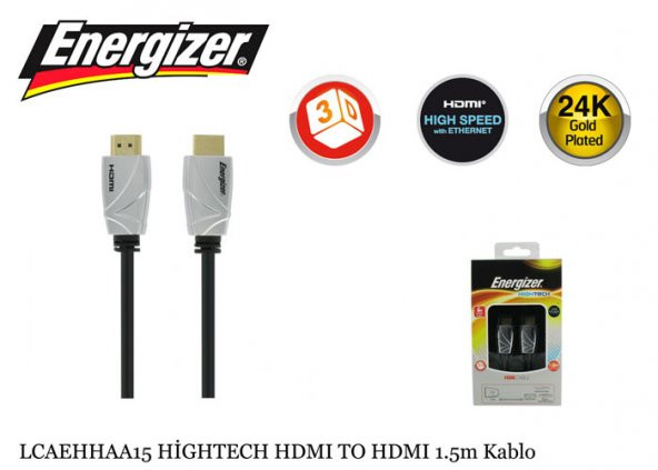 Energizer LCAEHHAA15 HİGHTECH HDMI TO HDMI 1.5mT Kablo