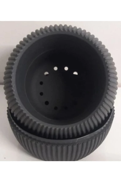 Mercan Saksı 2 Numara 0,35 Litre Su Hazneli Dekoratif Kaktüs Sukulent Saksı 11,8x9,2 cm - 4