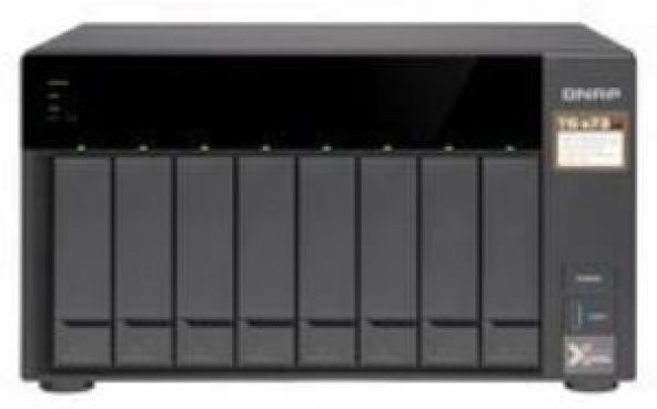 QNAP TS-873A 8Gb Ram 8 HDD Yuvalı Siyah NAS Çoklu Depolama Ünitesi