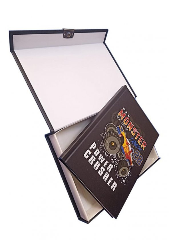 Hatıra Defteri Kilitli Erkek Modeli Günlük Defteri Mikro Hediye Kutulu 100 Yaprak Çizgili 1 Adet Jeep