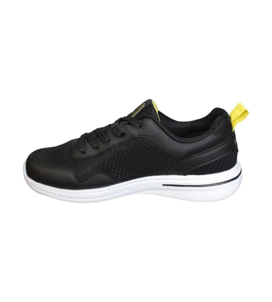 KİNETİX Erkek Siyah Gri Fileli Yazlık Sneaker Spor Yürüyüş Ayakkabısı - 3