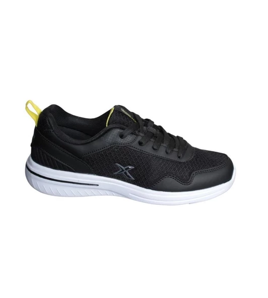 KİNETİX Erkek Siyah Gri Fileli Yazlık Sneaker Spor Yürüyüş Ayakkabısı - 2