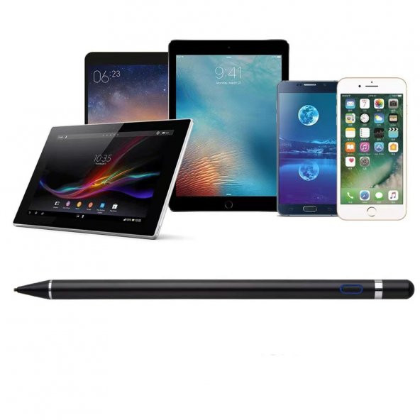 Stylus Kapasitif Dokunmatik Kalem Tüm Cihazlar Telefon Ile Uyumlu Çizim Tasarım Tablet Kalemi - 8