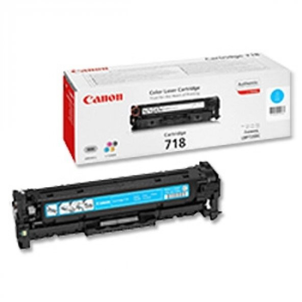 Canon CRG-718C Cyan Mavi Toner MF728-729 MFC8350-8580 LBP7210 ürün görseli 1