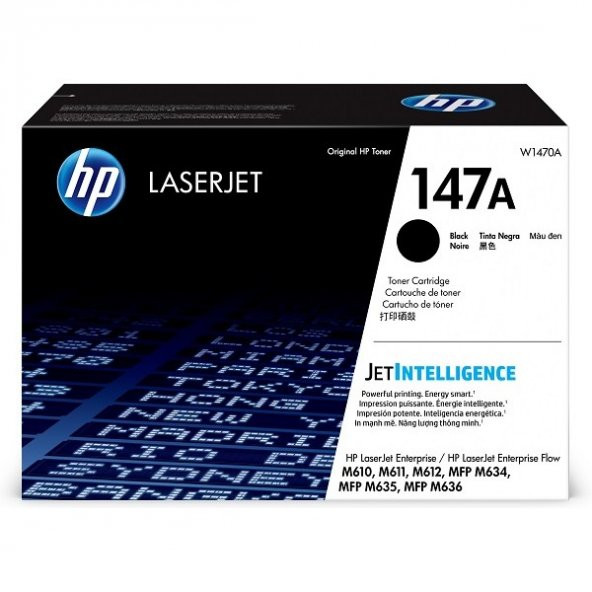 HP 147A Black Siyah 10.500 Sayfa Toner W1470A ürün görseli