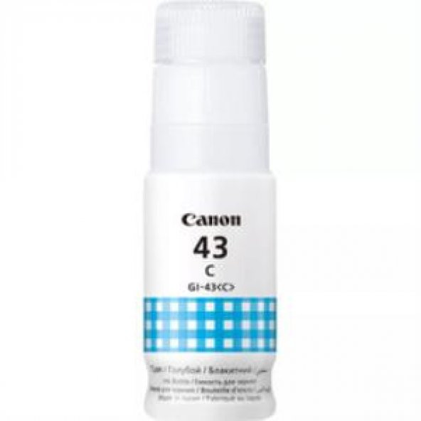 Canon GI-43C Cyan Mavi Şişe Mürekkep G540-G640 ürün görseli 1
