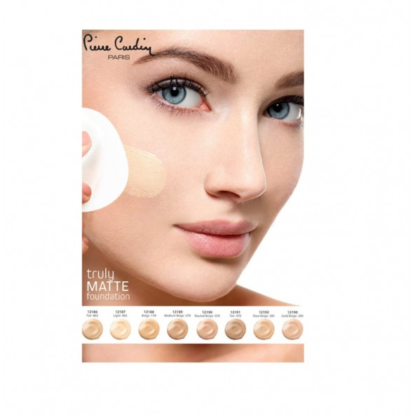 Pierre Cardin Truly Matte Fondöten Medium Beige 270 - 2