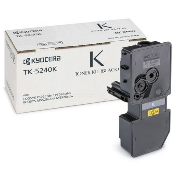 Kyocera TK-5240K Black Siyah Orjinal Fotokopi Toneri Ecosys M5526cdn-5526cdw P5026cdn-5026cdw 4.000 ürün görseli 1