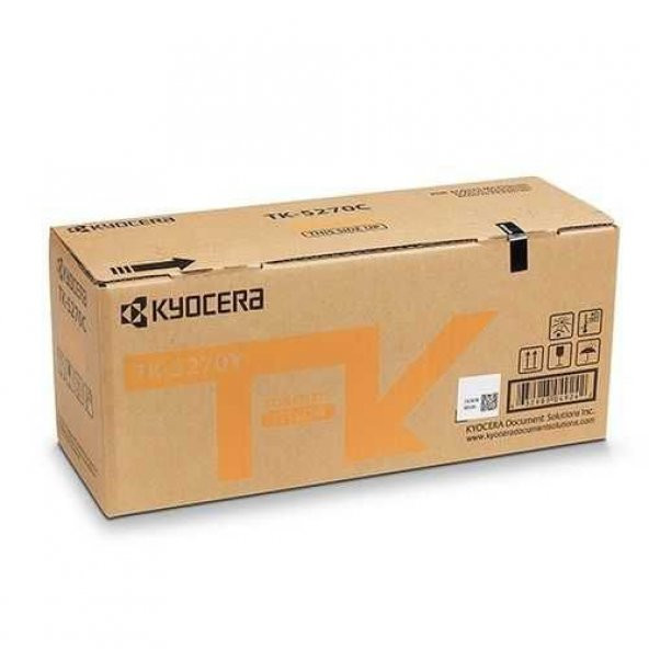 Kyocera TK-5270Y Yellow Sarı Orjinal Fotokopi Toneri Ecosys M6230cidn-M6630cidn P6230cdn 6.000 Sayfa ürün görseli 1