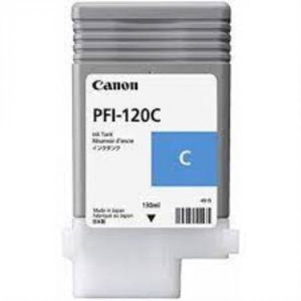 Canon PFI-120 C Cyan Mavi Plotter Kartuş ürün görseli 1