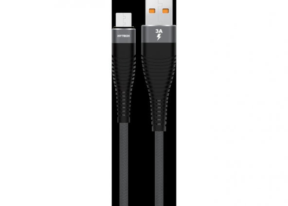 Hytech HY-X2252M 3A Micro Usb 2mt Gri Data + Sarj Kablosu