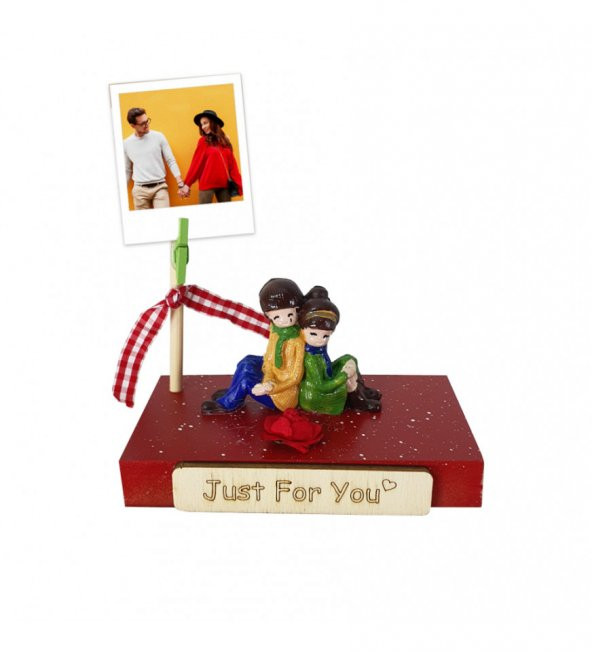 Sevgili Özel Tasarım Biblolu Notluk Just For You HK2599 - Resim 4