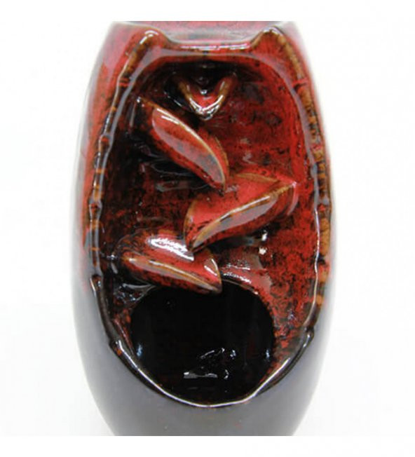 Şelale Model Seramik Tütsülük ve Buhurdanlık Kahve HK2592 - 5