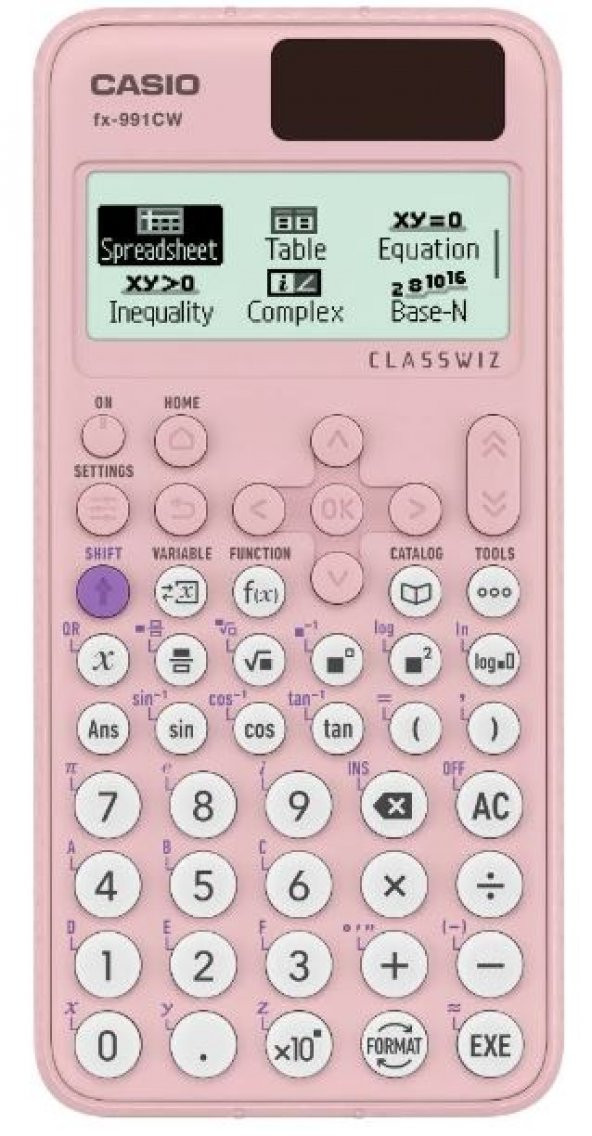 Casio FX-991CW-W-DT ClassWiz Pembe Bilimsel Fonksiyonlu Hesap Makinesi ürün görseli 1