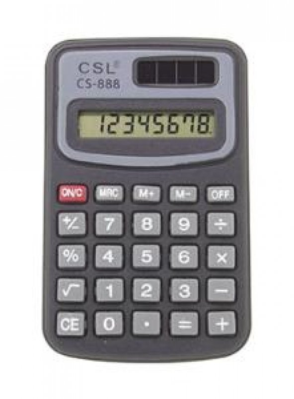CSL CS-888 8 Hane Cep Tipi Hesap Makinesi ürün görseli 1