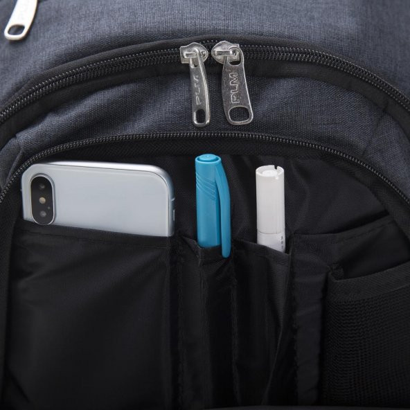 Plm Lidya Gri 15.6" Notebook Sırt Çantası - 2