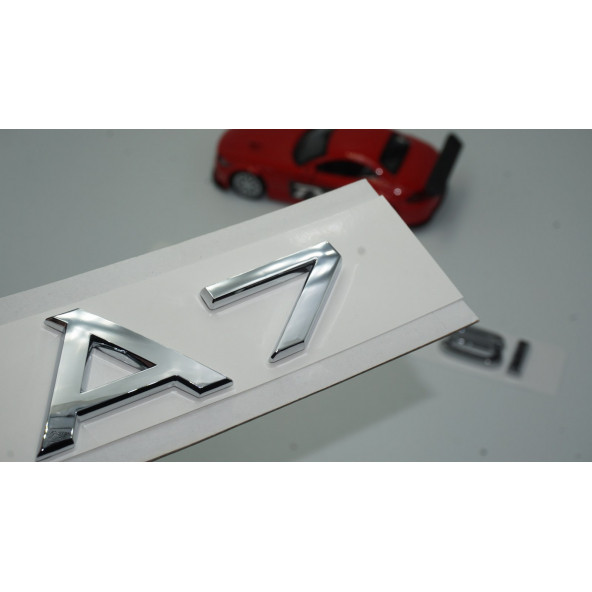 Audi A7 30 TFSi Krom ABS 3M 3D Bagaj Yazı Logo Orjinal Ürün ürün görseli 1