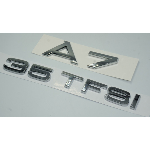 Audi A7 35 TFSi Krom ABS 3M 3D Bagaj Yazı Logo Orjinal Ürün - 2